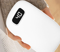 시그널 프리미엄 디지털 손난로 보조 배터리 5000mAh 고속 충전 무선 보조배터리 대요량 도킹형 잔량표시