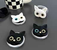 [해외] 마그네틱 이색 눈 고양이 스마트톡 거치대 DD-4