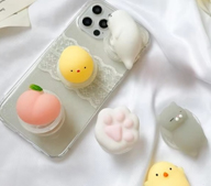 귀여운그립 톡 홀더 휴대폰손잡이 휴대폰그립 톡 그립 톡홀더 동물그립 톡 말랑이 그립 톡