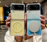 [해외] abc플립5힌지보호케이스 삼성 Z Flip5 접이식 스크린 휴대폰 케이스 Z Flip4/