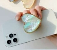 에메랄드 하트 스마트폰악세사리 휴대폰악세사리 휴대폰거치대 폰거치대