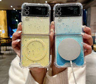 [해외] abc플립5힌지보호케이스 삼성 Z Flip5 접이식 스크린 휴대폰 케이스 Z Flip4/